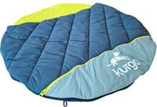 Sacco a pelo per cani Kurgo Pup Sack, blu/giallo