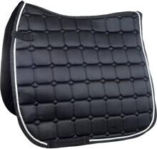 Cuscinetto da sella HKM Madrid, nero, pony eventing