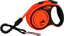 flexi XTREME Rollleine, schwarz/orange, XS, 3m