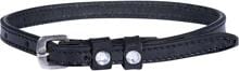 HKM Crystal spur straps, patent leather, black