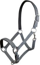 HKM Charming cavezza, fodera morbida, grigio, pony