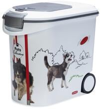Curver dog food container, white, 35L