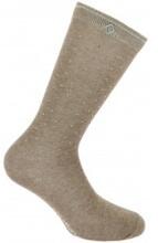 EQUITHÈME Kamilia Je t"aime Socken, kaki, 34-36