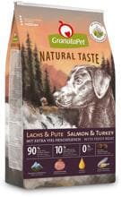 GranataPet Natural Taste Trockenfutter mit Lachs & Pute