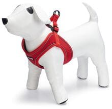 beeztees Parinca Premium imbracatura Step-In, rosso, 50-60cm