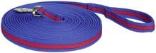 HKM Soft Lunge, blu fiordaliso/rosso, 800 cm