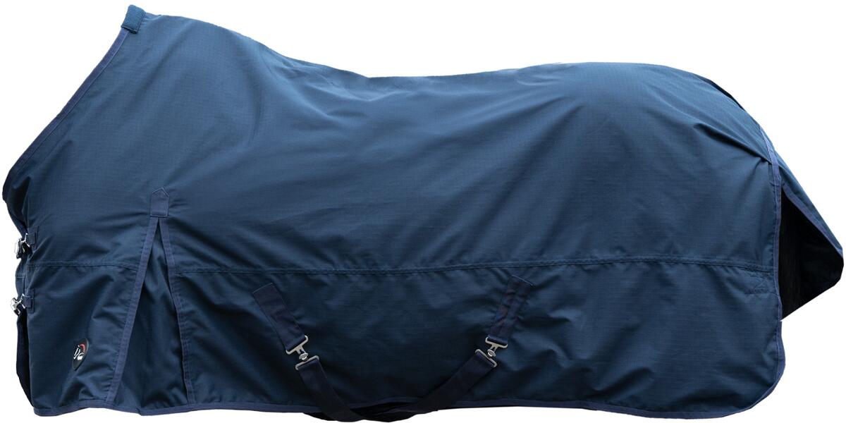 HKM Chester Weidedecke, 600D Fleecefutter, dunkelblau, 145cm