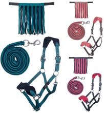 HKM Halfter Set mit Karabiner & Fliegenfransen
