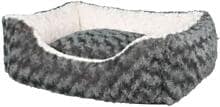 Trixie Kaline bed, square, 80x65cm, grey/cream