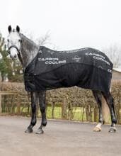 LeMieux Carbon Cooler Abschwitzdecke, schwarz, 145cm