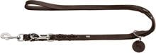 Guinzaglio HUNTER Solid Education, regolabile, marrone scuro, 18 mm/200 cm