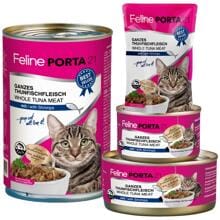 Porta21 Feline Nassfutter, Thunfisch & Schrimps