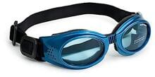 Doggles Orginalz Sonnenbrille für Hunde, blau metallic, L