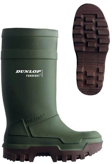Dunlop Purofort Thermo Plus Winterstiefel, grün, 44/45