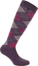 Calzini EQUITHÈME Argyle, viola/malva, 39-41