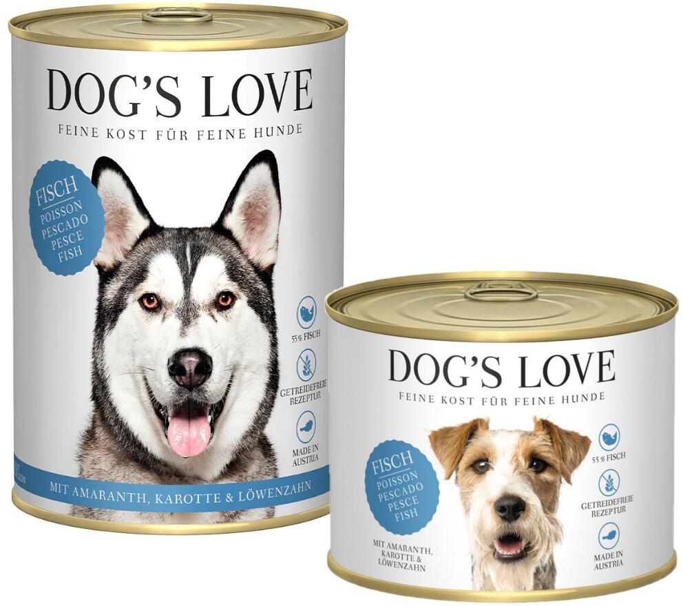 DOGS LOVE Adult Nassfutter mit Fisch PetPoint Charly