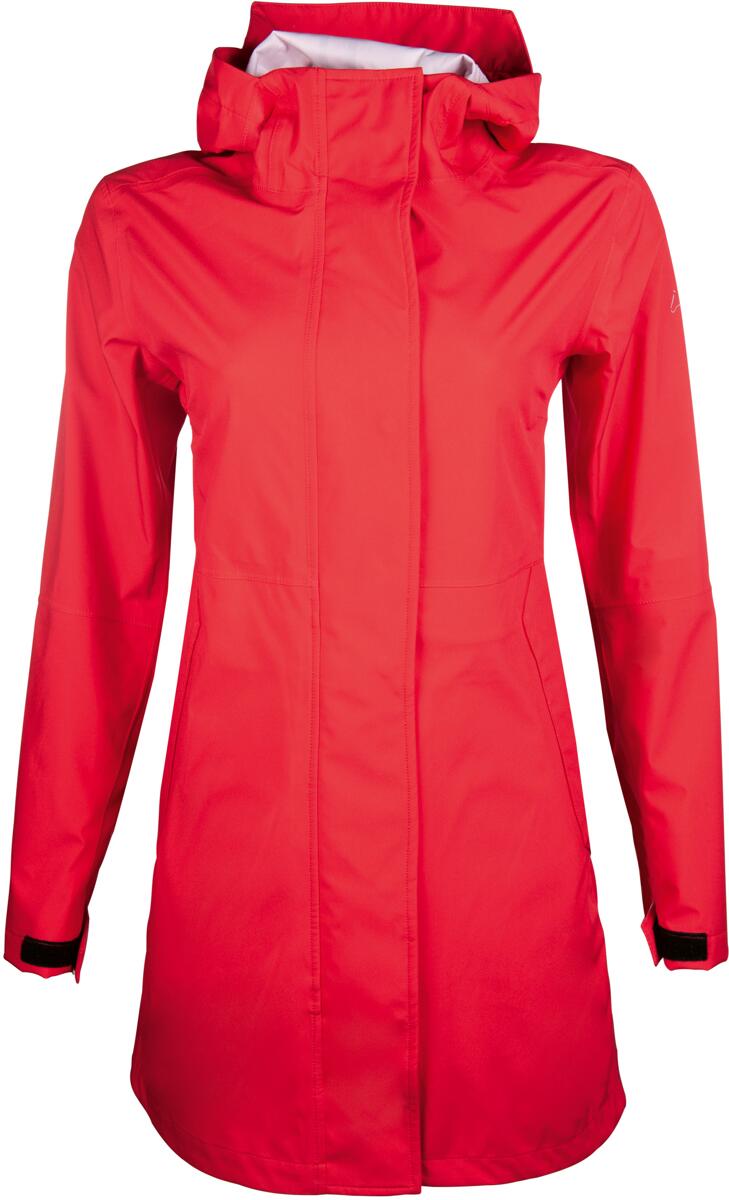 HKM Weatherproof Regenmantel, rot, XS