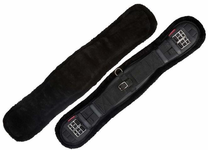 LeMieux Integrated Dressurgurt, schwarz, 55cm