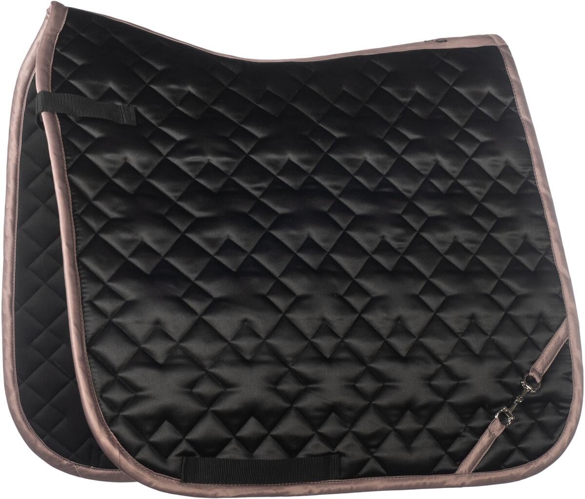 HKM Golden Bit Schabracke, schwarz, Pony Dressur