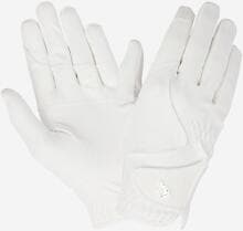 LeMieux Close Contact Reithandschuhe, white, M (7,5-8)