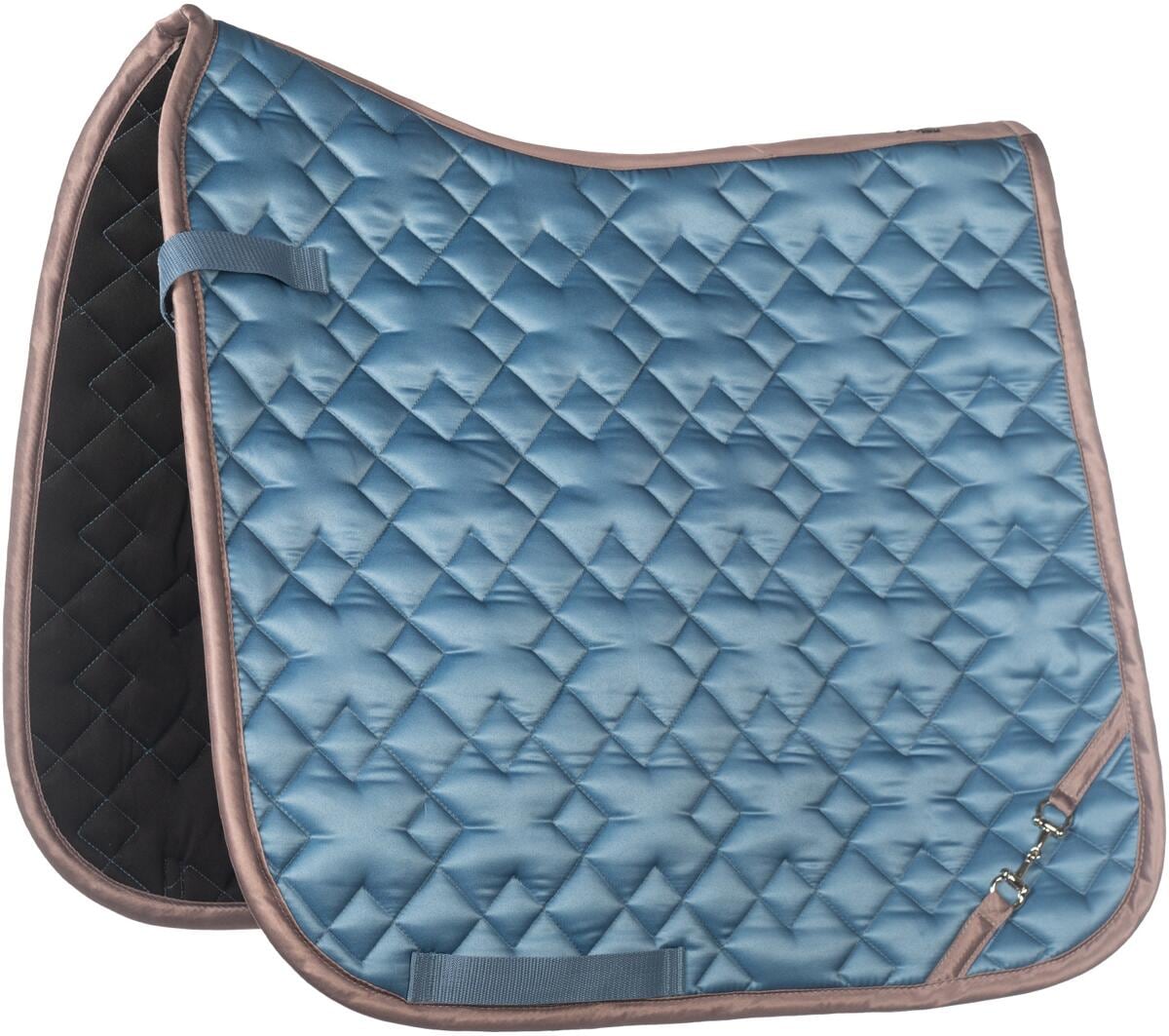 HKM Golden Bit Schabracke, rauchblau, Dressur