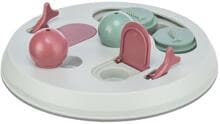 Trixie Cat Activity Flip Board, grigio chiaro/salvia/rosa oliva, ø 23 cm