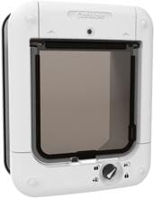 Closer Pets Cat Mate porta per gatti con microchip, bianco