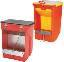 KERBL Pet Futterautomat für Kaninchen, Kunststoff/Metall