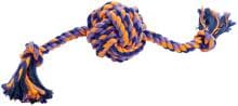 HUNTER Jena Hundespielzeug, Ball mit Tau, 6,5cm, 33cm