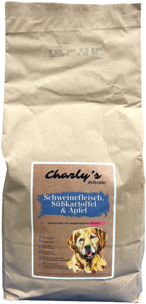 charlys delicate | mit Schwein, Süßkartoffel & Apfel | getreidefrei | 12 kg