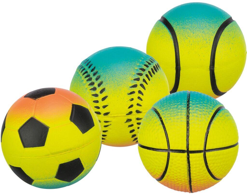 Trixie Neonball, schwimmt, Moosgummi, ø7cm, farblich sortiert