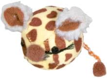 Palla per gatti Trixie, peluche a pelo corto, colori assortiti, ø 4,5 cm