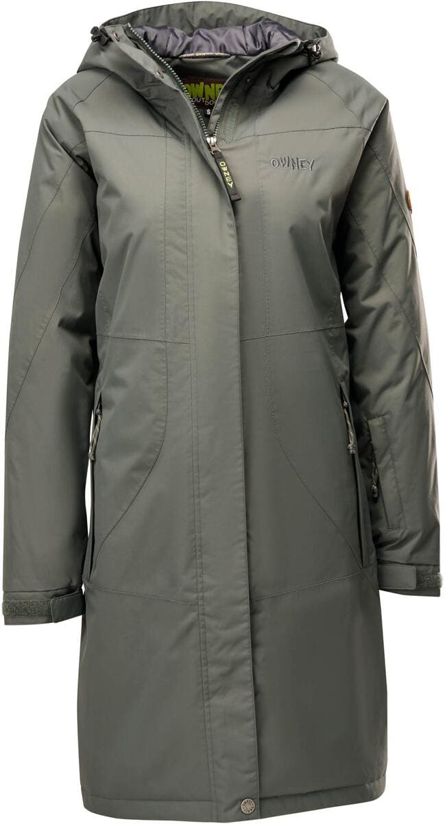 Owney Ilu Damen Wintermantel, khaki, L
