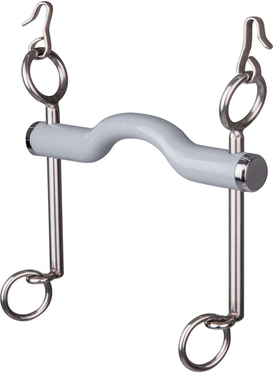 beris Dressurkandaren Gebiss mit Zungenbogenstange, lang, 120mm, soft