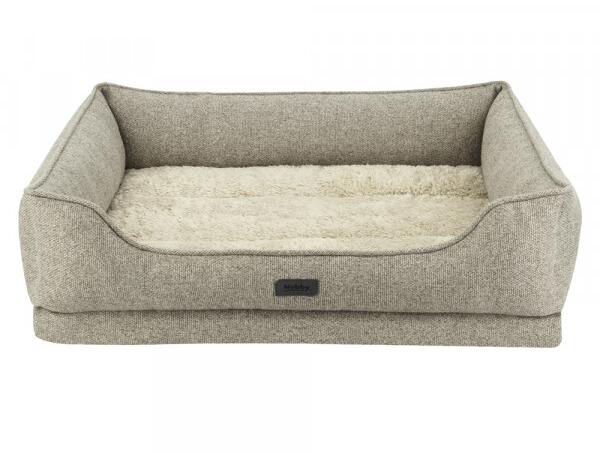 Nobby Calbu Orthopädisches Komfortbett eckig, beige, 110x96x22cm