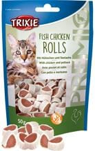 Trixie Premio Fish Chicken Rolls, Hühnchen/Seelachs, 50g