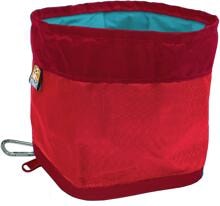 Kurgo Zippy Hundenapf mit Reißverschluss, 1,4L, barn red