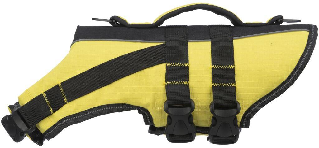 Trixie Schwimmweste, XL/65cm,gelb/schwarz