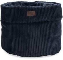 Designed By Lotte Ribbed cat basket, anthracite, 50x50x35cm