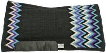 Pools Contour Star Show Westernpad, 34x36, schwarz/violett