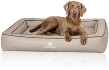 Knuffelwuff Montego, lettino ortopedico per cani, 105x80 cm, grigio