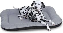 Knuffelwuff Lucky Indoor- und Outdoor-Hundebett, 118x85cm, grau