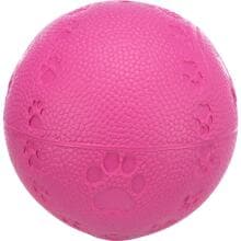 Trixie ball, natural rubber, ø6cm, pink