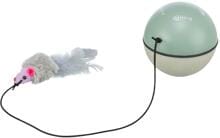 Palla Trixie Turbinio con motore e mouse, colori assortiti, ø9cm