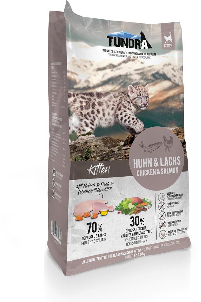 Tundra Cat Kitten Trockenfutter mit Huhn & Lachs, 3,8kg