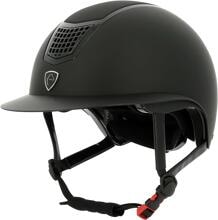 EQUITHÈME Airy L riding helmet, black/black, size S, 53–55