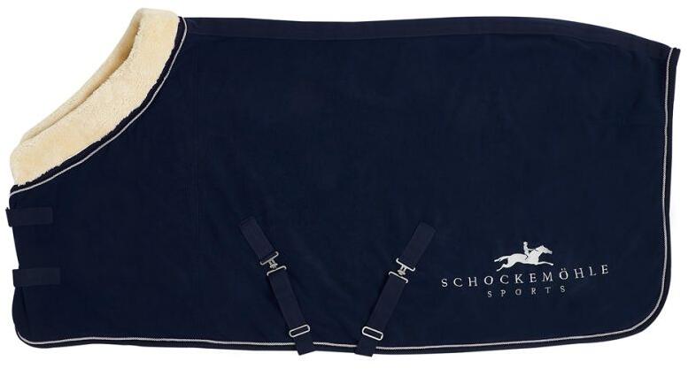 Schockemöhle Premium Logo SP Abschwitzdecke, dark navy, 135cm