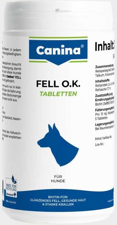 Canina Fell O.K. Tabletten, 1kg