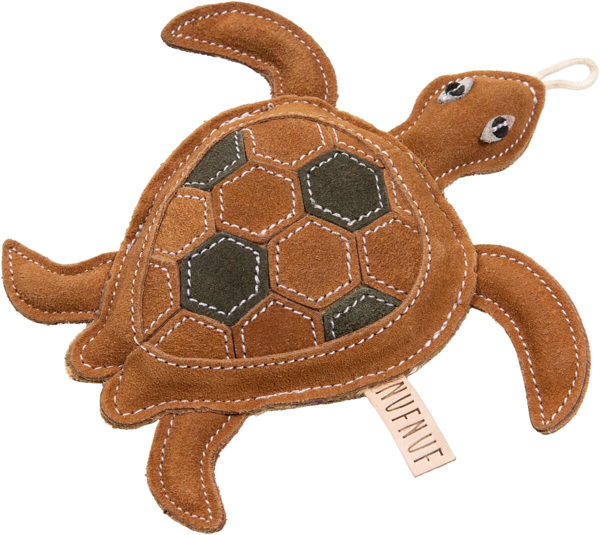 NufNuf Lederspaß Hundespielzeug, Schildkröte