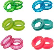 Gummieinsätz für Scheren Ã¸ 2cm 2 Stück Neon Pink